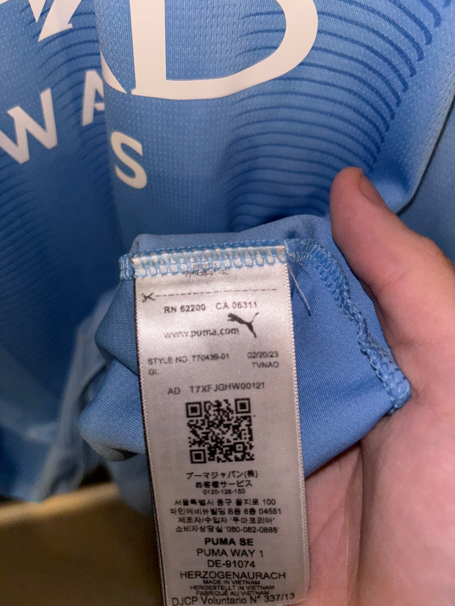 MANCHESTER CITY HAALAND 2023-2024 ORIGINAL JERSEY Size XL