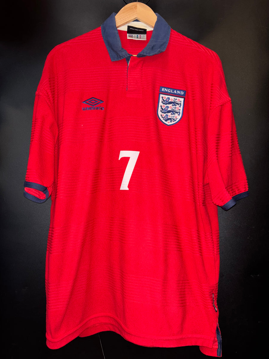 ENGLAND BECKHAM 1999-2000 ORIGINAL JERSEY Size XL