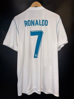 REAL MADRID RONALDO 2017-2018 ORIGINAL JERSEY SIZE L