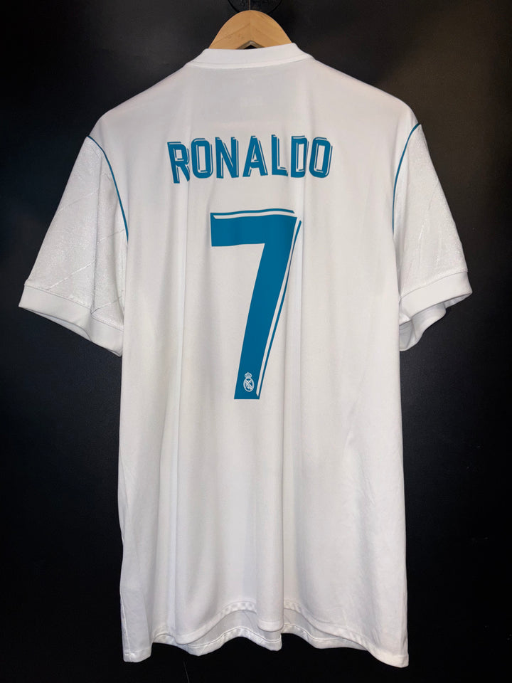 REAL MADRID RONALDO 2017-2018 ORIGINAL JERSEY SIZE L