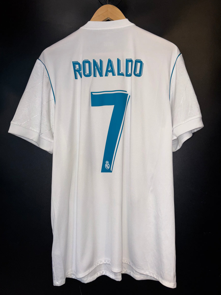 REAL MADRID RONALDO 2017-2018 ORIGINAL JERSEY SIZE L