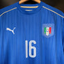ITALY DE ROSSI 2016-2017 ORIGINAL JERSEY Size 2XL
