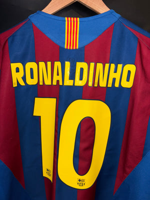 BARCELONA RONALDINHO 2005-2006 ORIGINAL JERSEY Size M