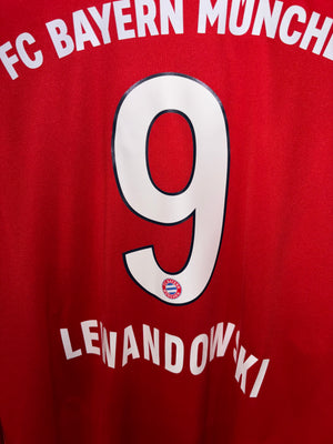 BAYERN MUNICH LEWANDOWSKI 2018-2019 ORIGINAL JERSEY Size L