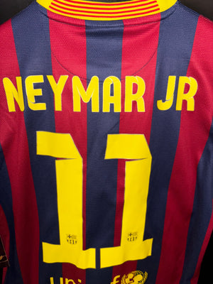 BARCELONA NEYMAR JR 2013-2014 ORIGINAL JERSEY Size S