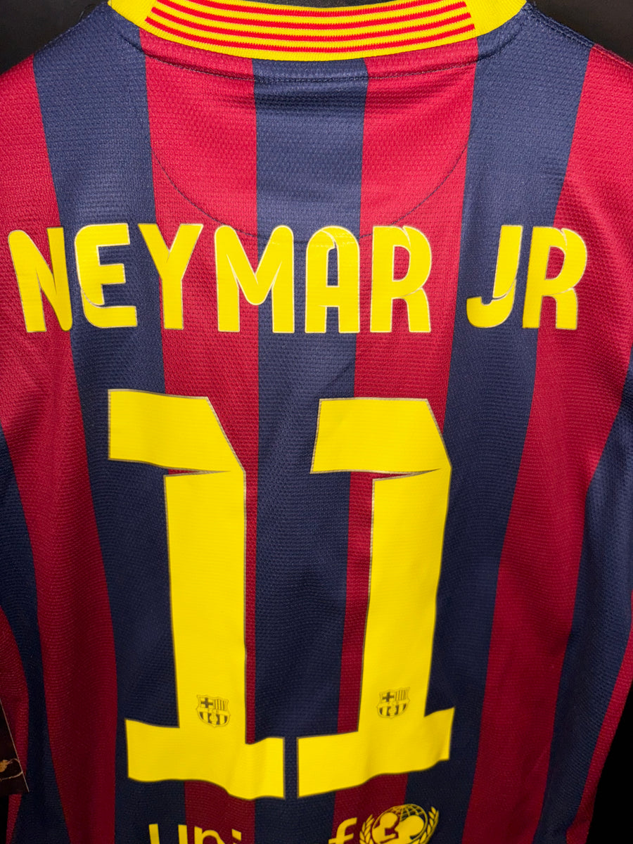BARCELONA NEYMAR JR 2013-2014 ORIGINAL JERSEY Size S