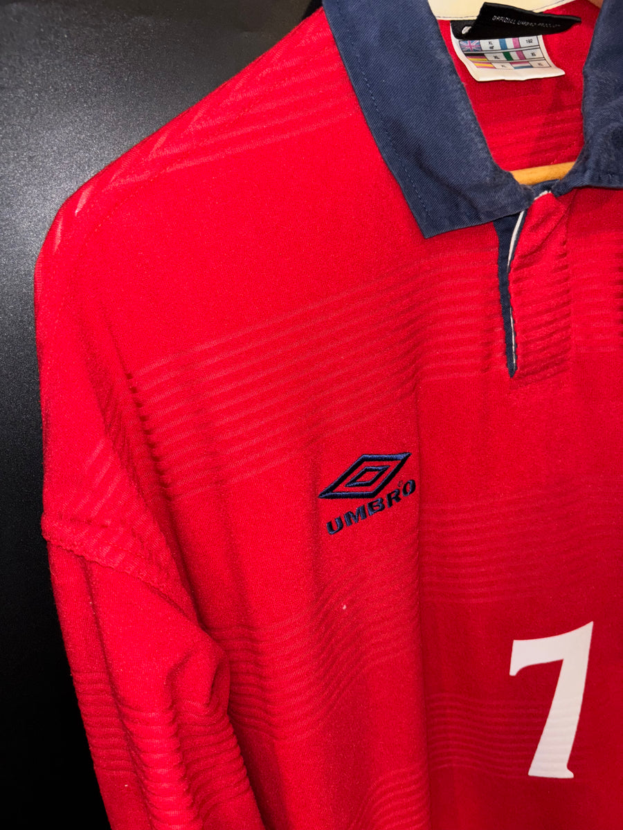 ENGLAND BECKHAM 1999-2000 ORIGINAL JERSEY Size XL