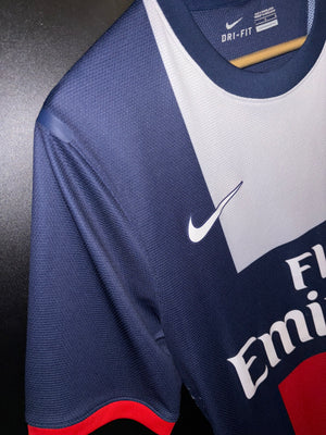 PSG PARIS SAINT GERMAIN BECKHAM 2013-2014 ORIGINAL PLAYER JERSEY SIZE L