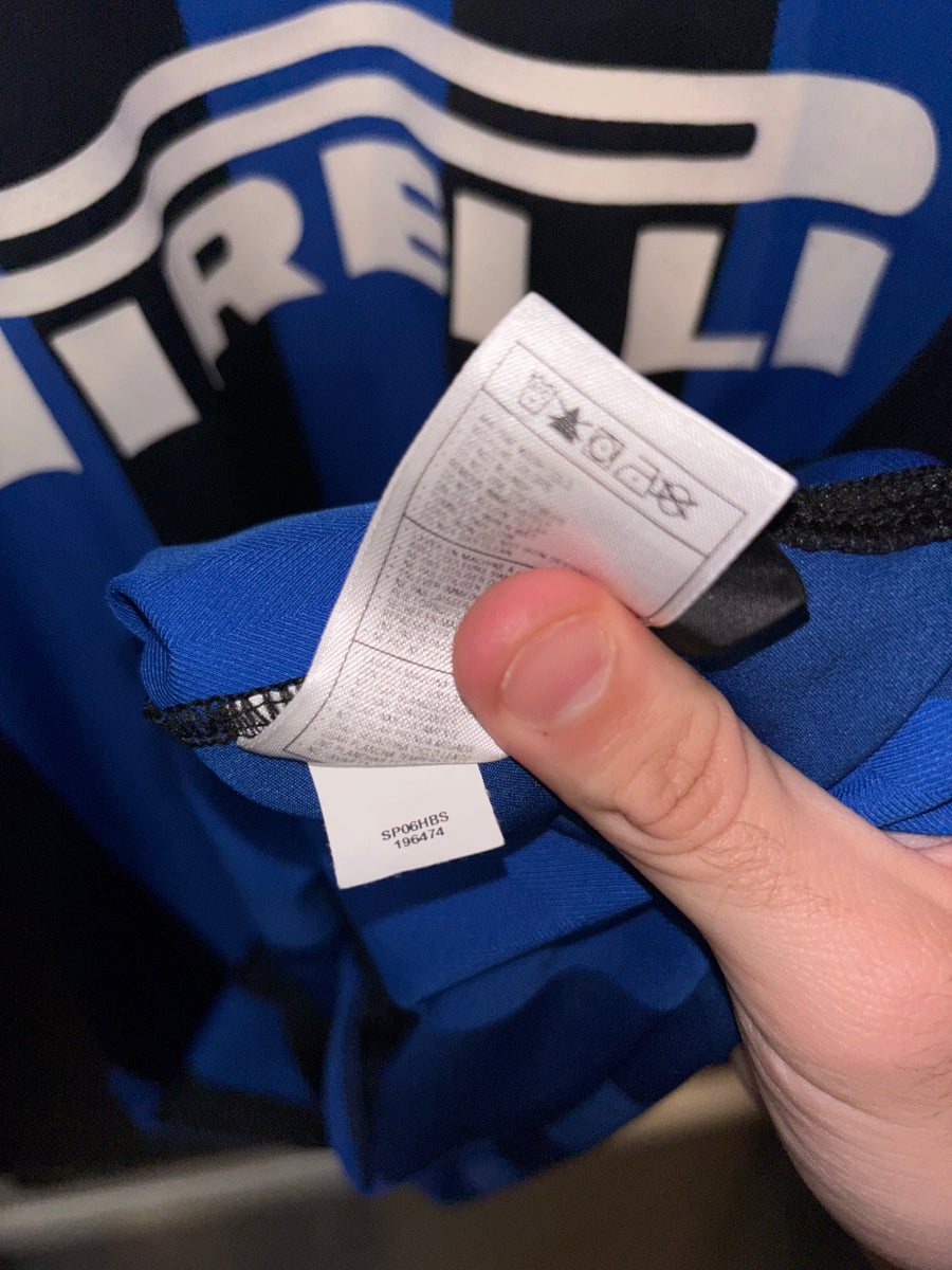 INTER MILAN ADRIANO 2005-2006 ORIGINAL JERSEY Size 2XL