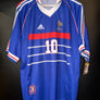 FRANCE ZIDANE 1998-1999 ORIGINAL JERSEY Size XL
