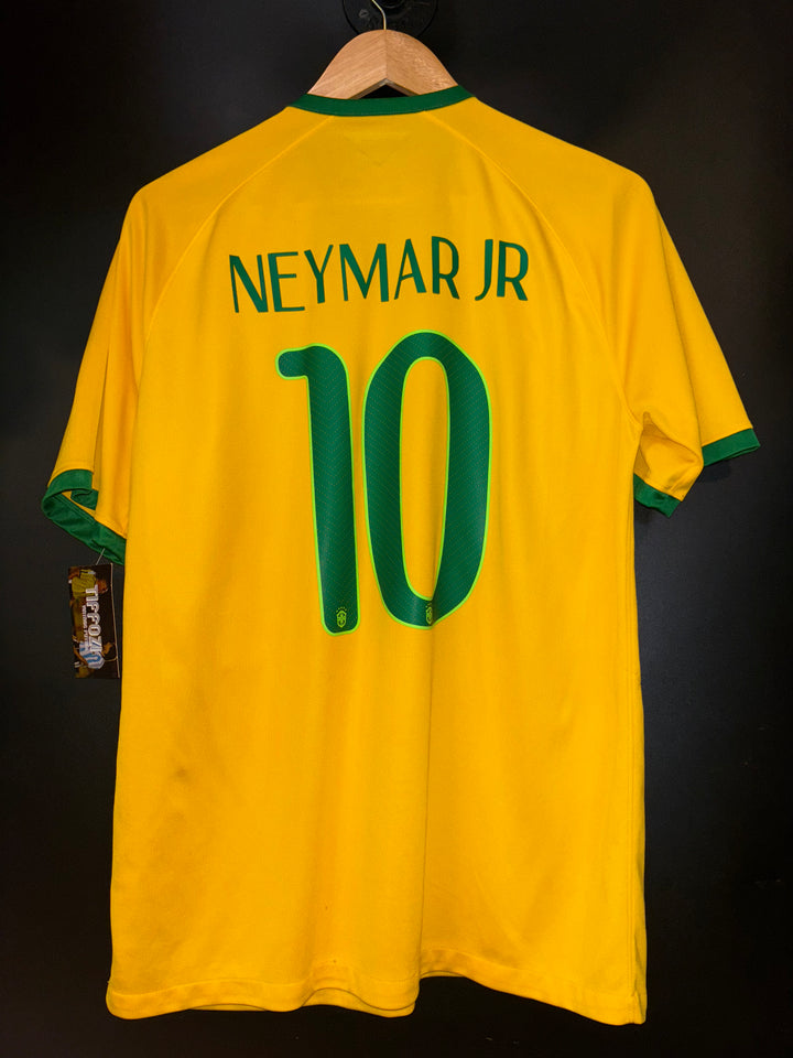 BRAZIL NEYMAR JR 2014-2015 ORIGINAL JERSEY SIZE L