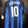 INTER MILAN ADRIANO 2004-2005 ORIGINAL JERSEY Size L