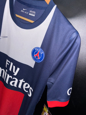 PSG PARIS SAINT GERMAIN BECKHAM 2013-2014 ORIGINAL PLAYER JERSEY SIZE L