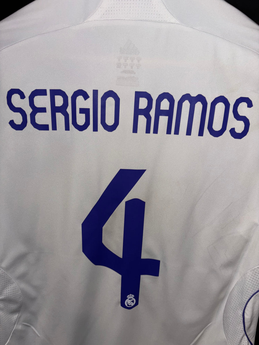 REAL MADRID RAMOS 2007-2008 ORIGINAL JERSEY Size M