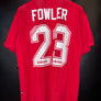 LIVERPOOL FOWLER 1995-1996 ORIGINAL JERSEY Size L