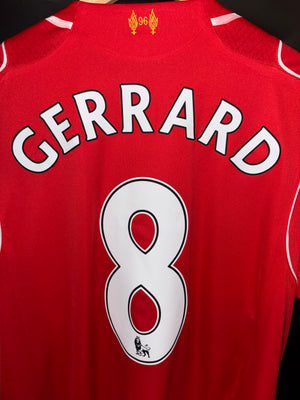 LIVERPOOL GERRARD 2014-2015 ORIGINAL JERSEY Size L