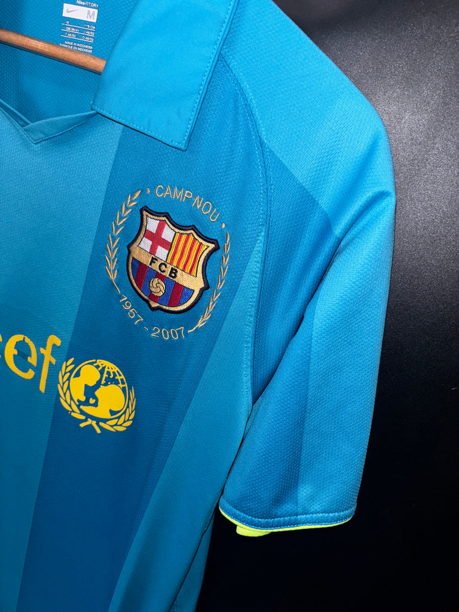 BARCELONA RONALDINHO 2007-2008 ORIGINAL JERSEY Size M