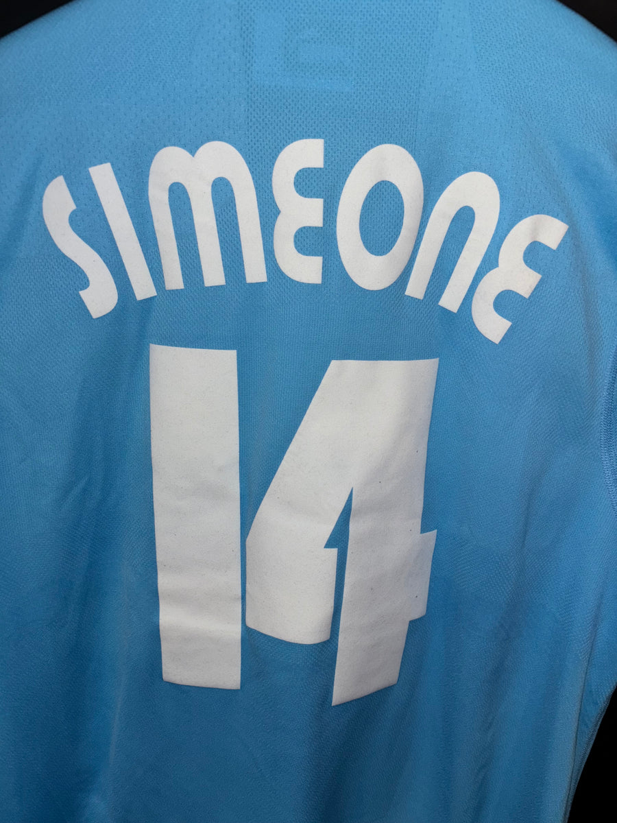 LAZIO SIMEONE 2002-2003 ORIGINAL JERSEY Size XL