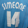 LAZIO SIMEONE 2002-2003 ORIGINAL JERSEY Size XL