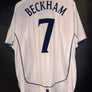 ENGLAND BECKHAM 2001-2002 ORIGINAL JERSEY Size XL