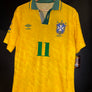 BRAZIL ROMARIO 1992-1993 ORIGINAL JERSEY SIZE M