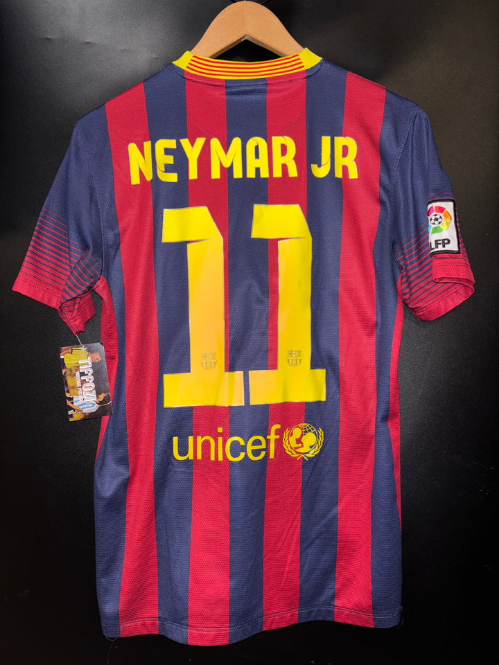 BARCELONA NEYMAR JR 2013-2014 ORIGINAL JERSEY Size S