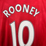 MANCHESTER UNITED ROONEY 2010-2011 ORIGINAL JERSEY Size L