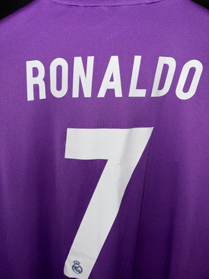 REAL MADRID RONALDO 2016-2017 ORIGINAL AWAY JERSEY SIZE L