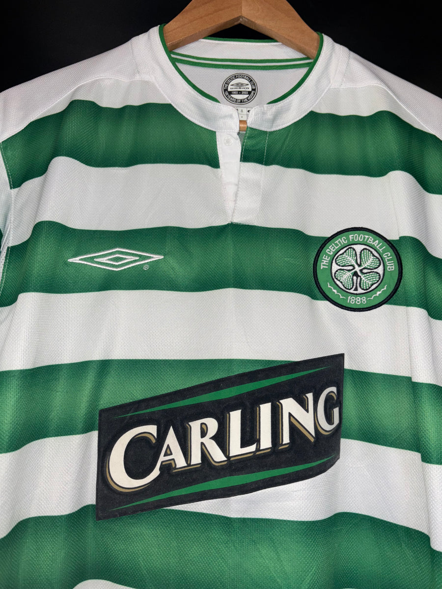 CELTIC LARSSON 2003-2004 ORIGINAL JERSEY SIZE M
