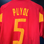 SPAIN PUYOL 2004-2005 ORIGINAL JERSEY Size L