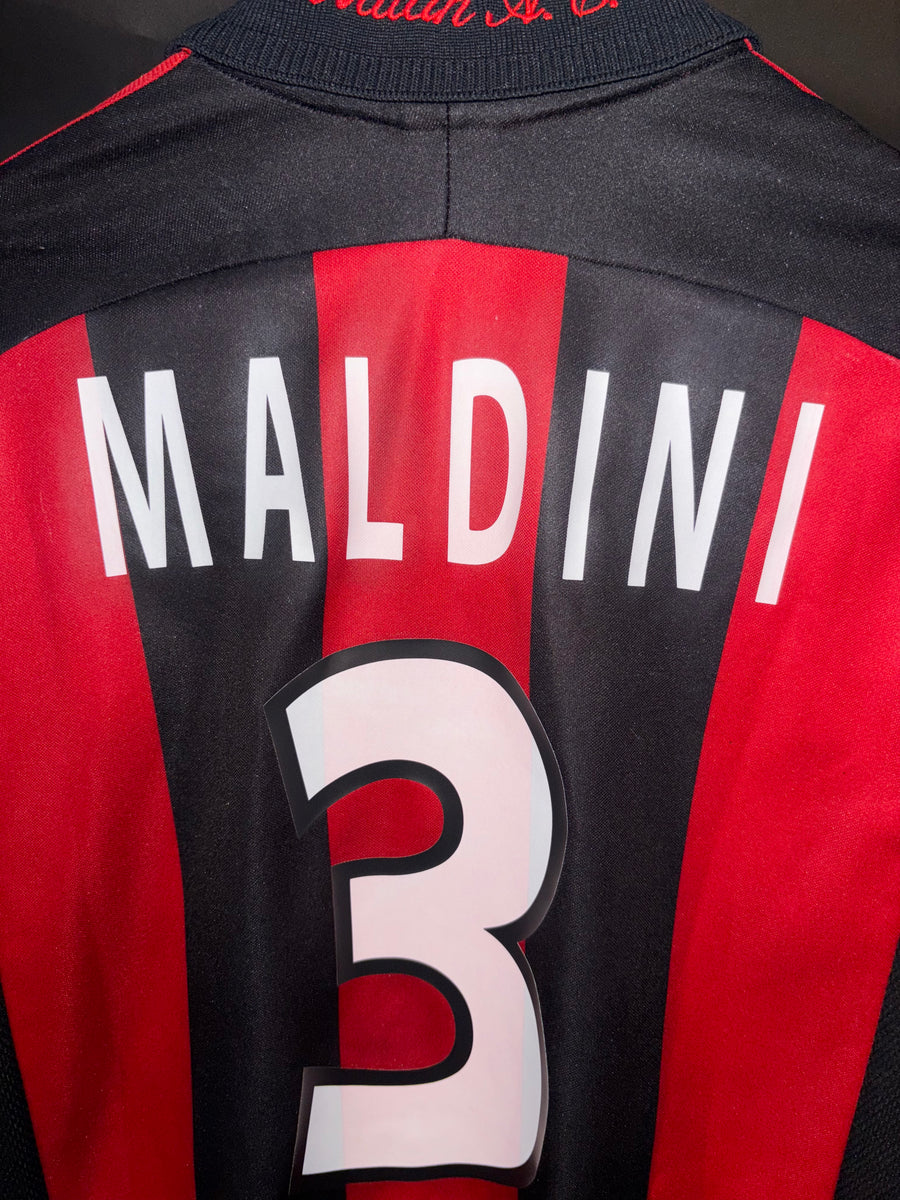 AC MILAN MALDINI 2000-2001 ORIGINAL JERSEY Size XL