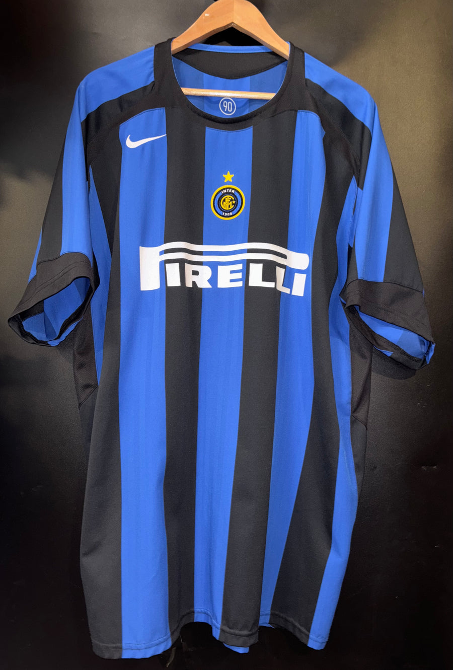 INTER MILAN ADRIANO 2005-2006 ORIGINAL JERSEY Size 2XL