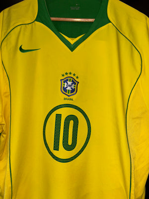 BRAZIL RONALDINHO 2004-2005 ORIGINAL JERSEY SIZE XL