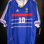 FRANCE ZIDANE 1998-1999 ORIGINAL JERSEY SIZE XL