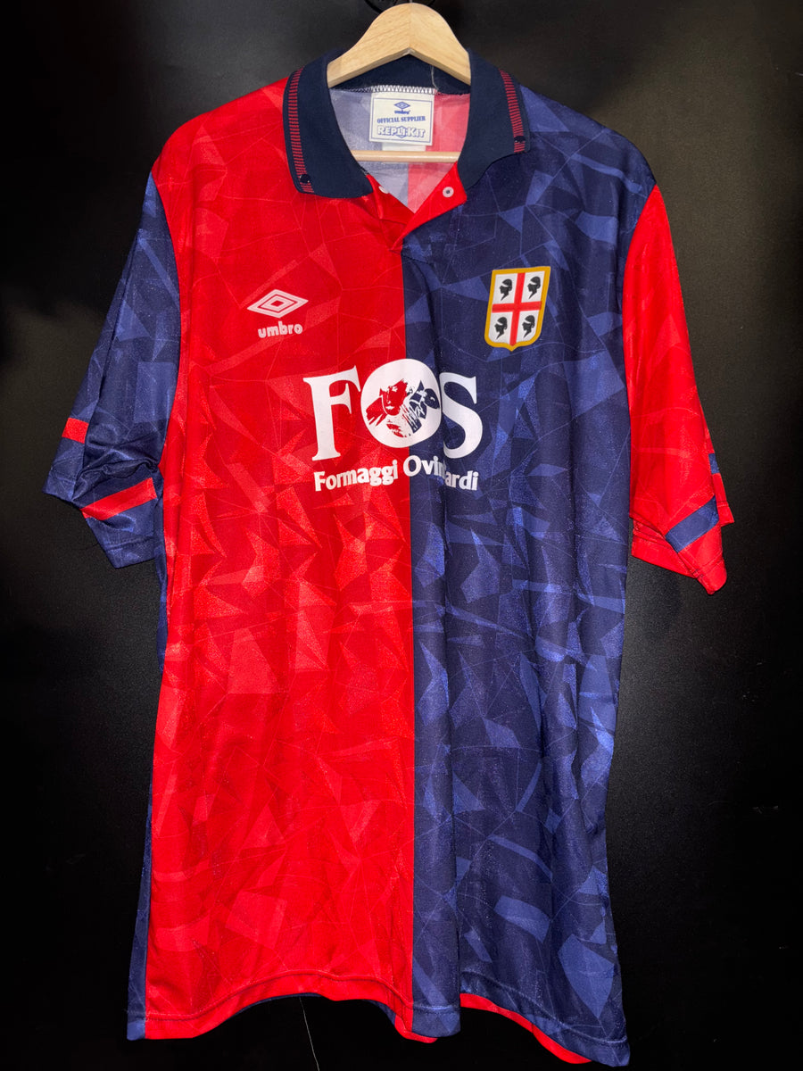 CAGLIARI 1991-1992 ORIGINAL  JERSEY Size XL