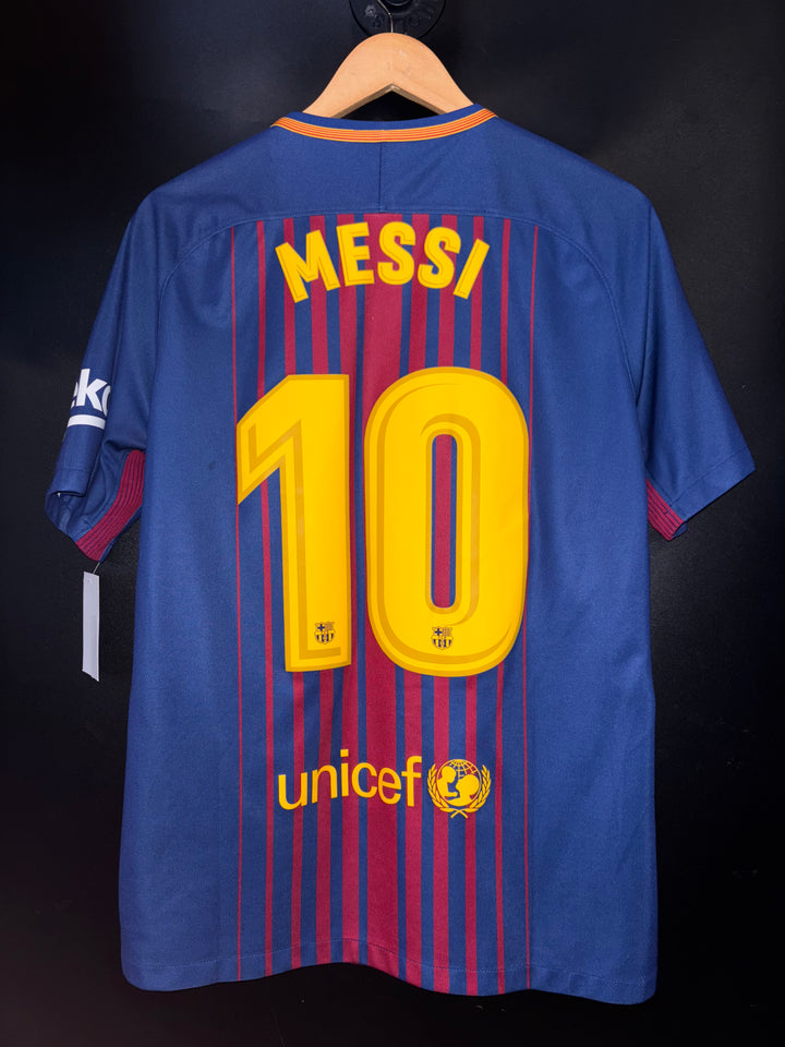 BARCELONA MESSI 2017-2018 ORIGINAL JERSEY Size M