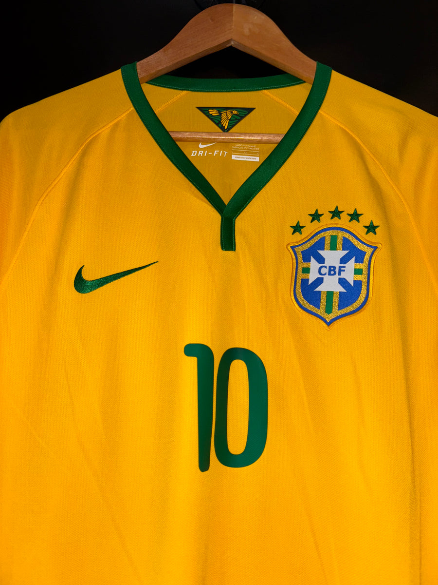 BRAZIL NEYMAR JR 2014-2015 ORIGINAL JERSEY SIZE L
