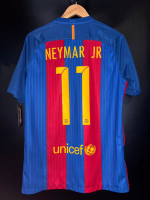 BARCELONA NEYMAR JR 2016-2017 ORIGINAL JERSEY Size M