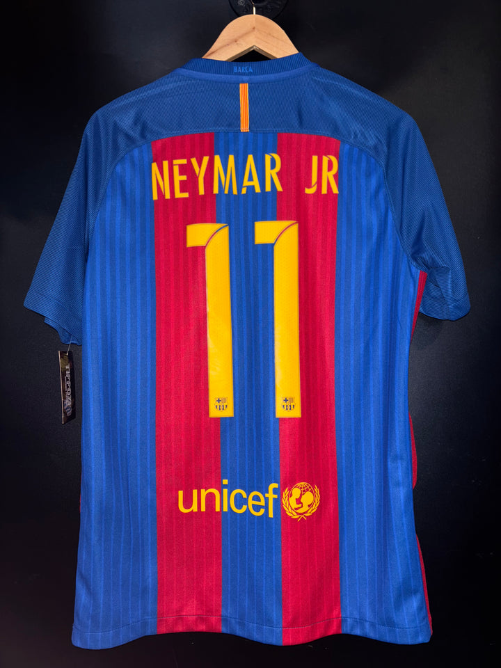BARCELONA NEYMAR JR 2016-2017 ORIGINAL JERSEY Size M