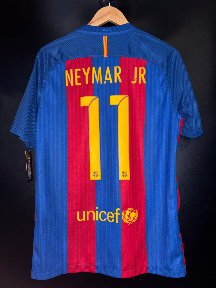 BARCELONA NEYMAR JR 2016-2017 ORIGINAL JERSEY Size M