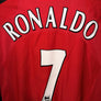 MANCHESTER UNITED RONALDO 2004-2005 ORIGINAL JERSEY Size XL