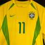 BRAZIL RONALDINHO 2002-2003 ORIGINAL PLAYER JERSEY SIZE S