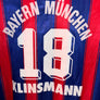 BAYERN MUNICH KLINSMANN 1995-1996 ORIGINAL JERSEY Size L