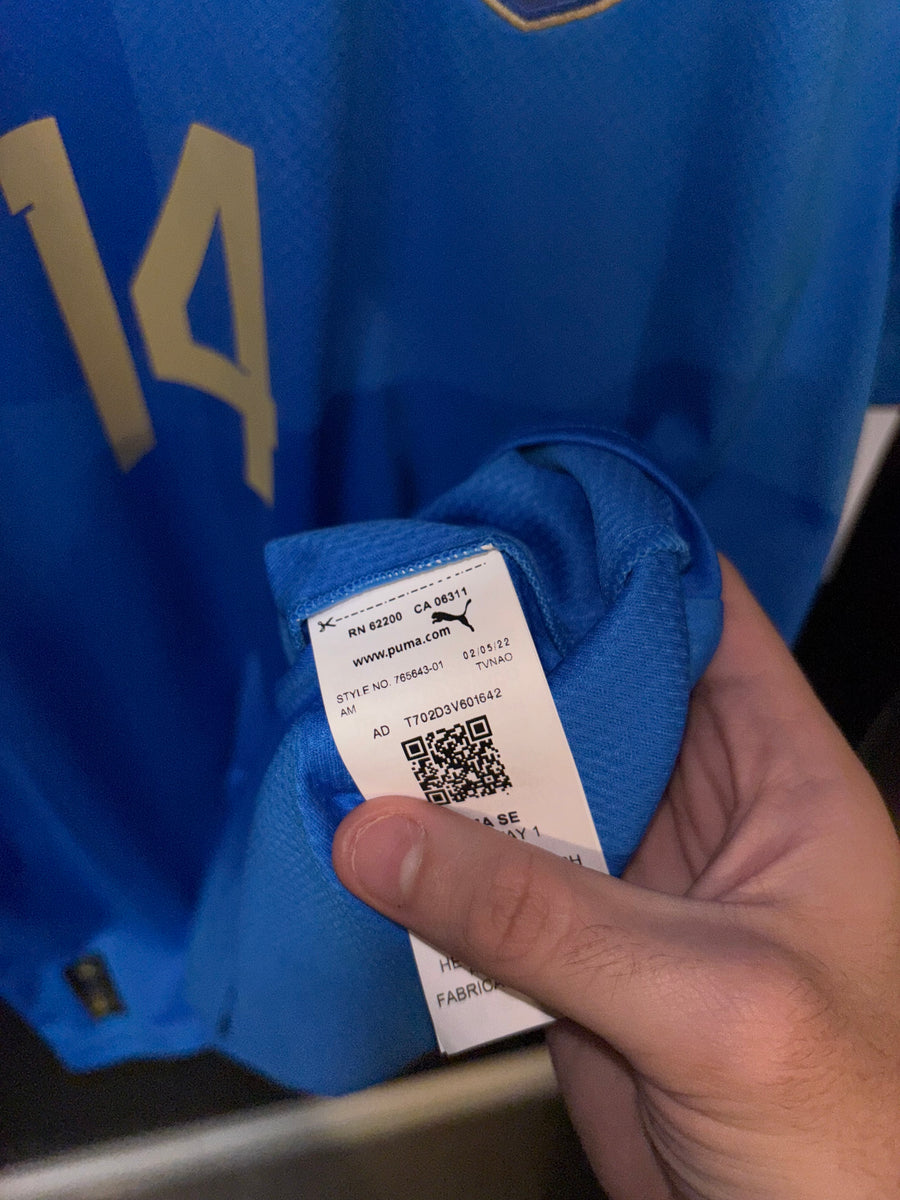 ITALY CHIESA 2022-2023 ORIGINAL JERSEY Size L