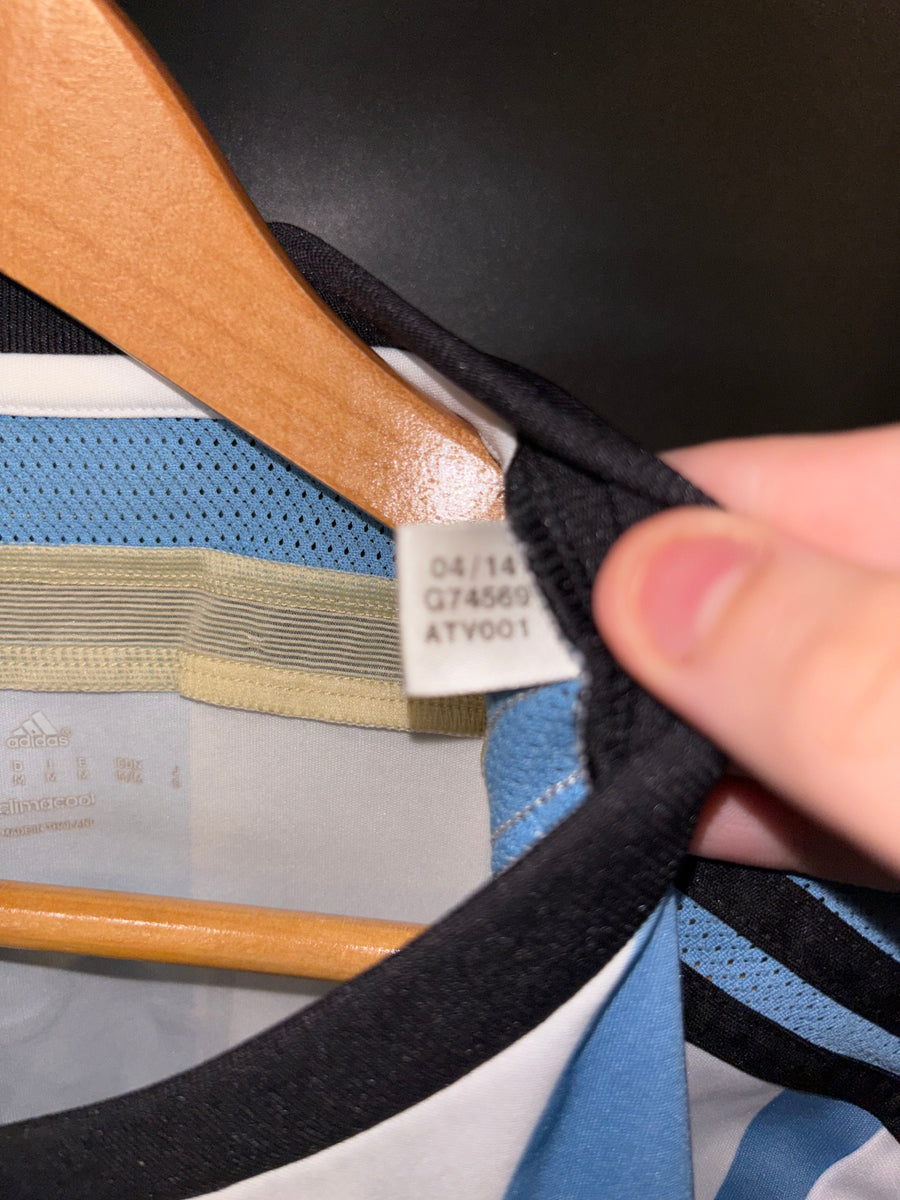 ARGENTINA MESSI 2014-2015 ORIGINAL JERSEY Size M