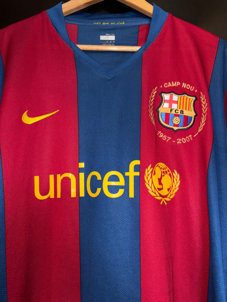 BARCELONA RONALDINHO 2007-2008 ORIGINAL JERSEY Size XL