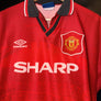 MANCHESTER UNITED CANTONA 1994-1995 ORIGINAL JERSEY Size M