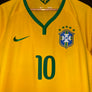 BRAZIL NEYMAR JR 2014-2015 ORIGINAL JERSEY SIZE L