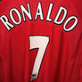 MANCHESTER UNITED RONALDO 2004-2005 ORIGINAL JERSEY Size XL