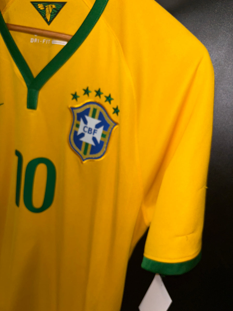 BRAZIL NEYMAR JR 2014-2015 ORIGINAL JERSEY SIZE L